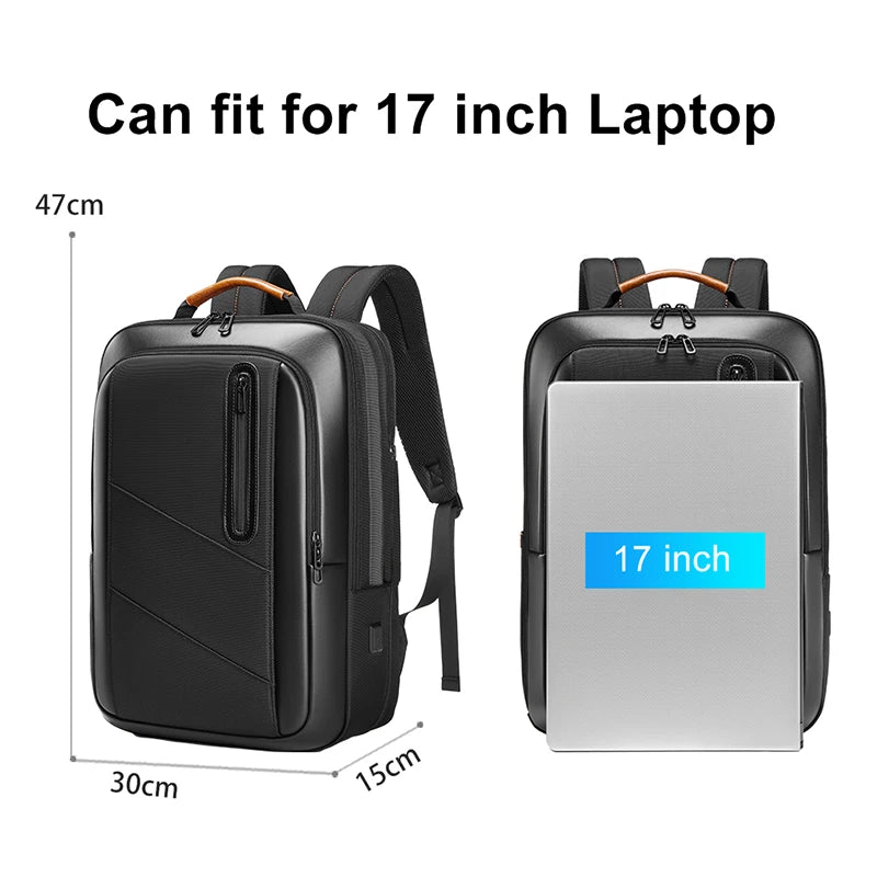 Men's 17.3 Inch Laptop Backpack Multifunctional Waterproof Bags For Male Business Travel Backpack USB Port Bag Pюкзак Mochila
