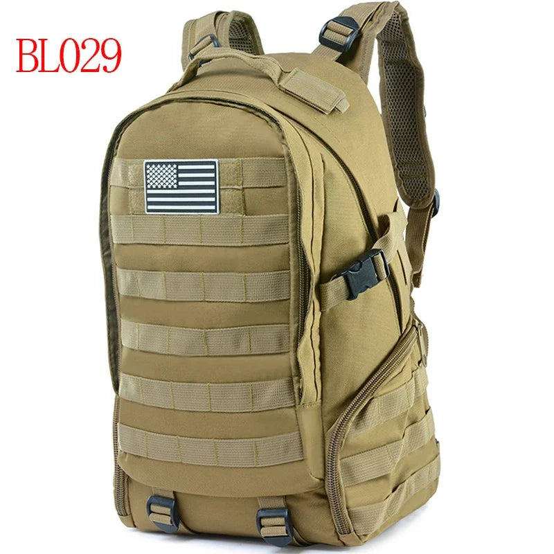 Men's 27L Tactical Camouflage Sport Backpack Travel Outdoor Military Hiking Rucksack Climbing Camping Bag For Male Female Women
