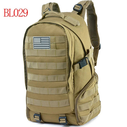Men's 27L Tactical Camouflage Sport Backpack Travel Outdoor Military Hiking Rucksack Climbing Camping Bag For Male Female Women