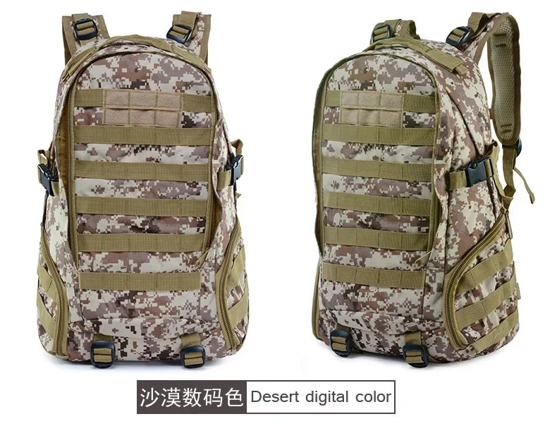 Men's 27L Tactical Camouflage Sport Backpack Travel Outdoor Military Hiking Rucksack Climbing Camping Bag For Male Female Women