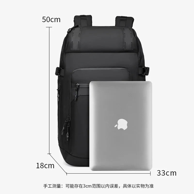 Men's 40 L Travel Backpack Waterproof Quality 17-inch Laptop Backpack Outdoor Tactical Backpack Business Commuting Backpack