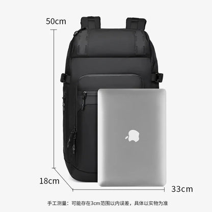 Men's 40 L Travel Backpack Waterproof Quality 17-inch Laptop Backpack Outdoor Tactical Backpack Business Commuting Backpack