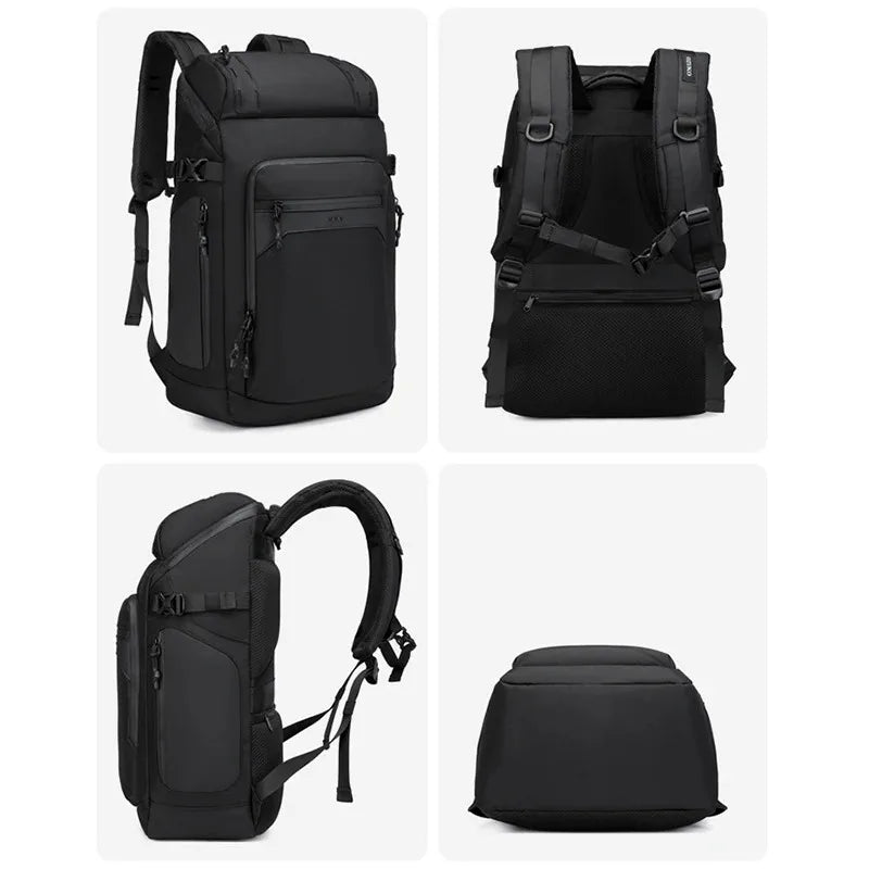 Men's 40 L Travel Backpack Waterproof Quality 17-inch Laptop Backpack Outdoor Tactical Backpack Business Commuting Backpack