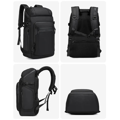Men's 40 L Travel Backpack Waterproof Quality 17-inch Laptop Backpack Outdoor Tactical Backpack Business Commuting Backpack