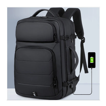 Men's 40L Large Capacity Expandable Backpacks USB Charging 17'' Laptop backpack Waterproof Multi-functional Business Travel Bags