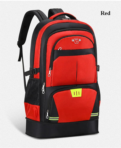 Men's 65L Expanssion Outdoor Backpack Climbing Travel Rucksack Sports Camping Hiking School Bag Pack For Male Female Women