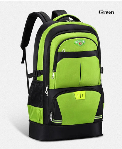 Men's 65L Expanssion Outdoor Backpack Climbing Travel Rucksack Sports Camping Hiking School Bag Pack For Male Female Women