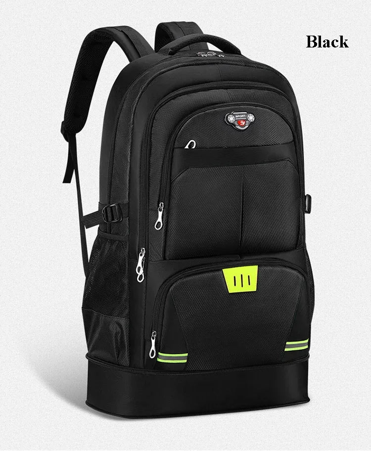 Men's 65L Expanssion Outdoor Backpack Climbing Travel Rucksack Sports Camping Hiking School Bag Pack For Male Female Women