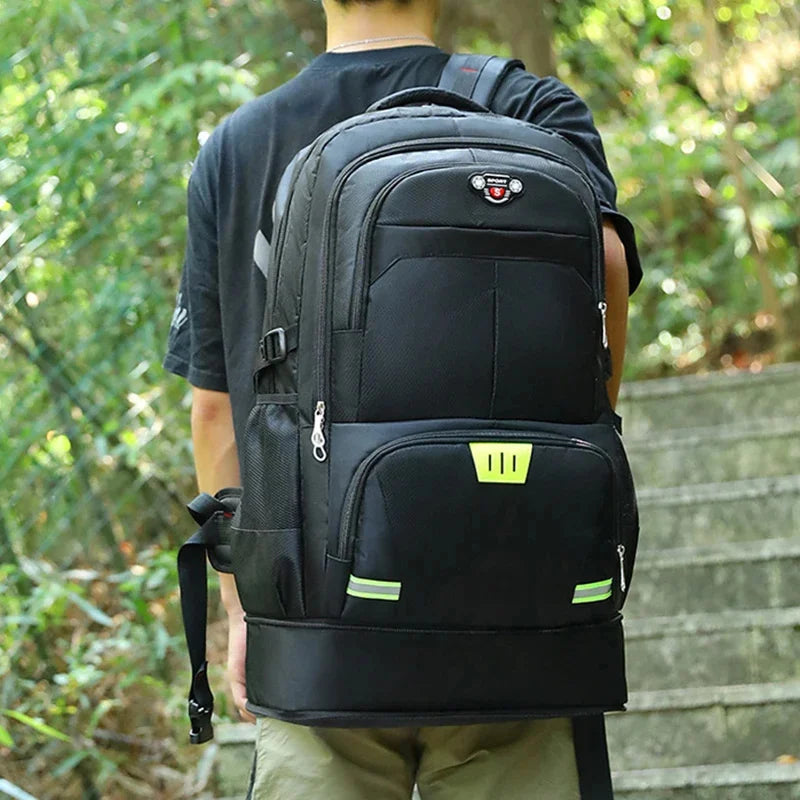 Men's 65L Expanssion Outdoor Backpack Climbing Travel Rucksack Sports Camping Hiking School Bag Pack For Male Female Women