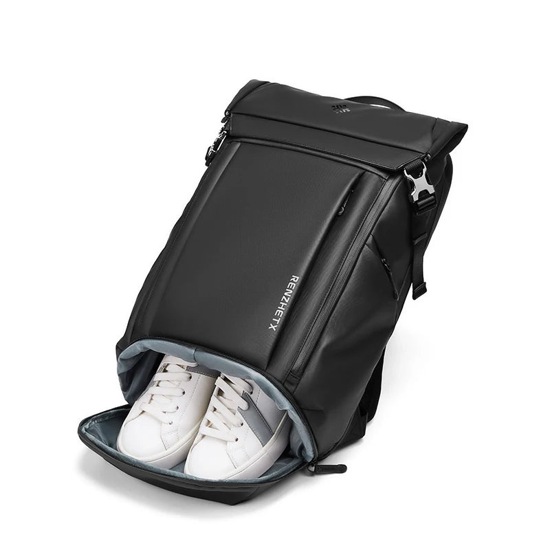 Men's Backpack Business 15.6 Inch Laptop Backpack Fashion Mochila Luxury Waterproof School Backpacks Aesthetic Travel Bag Male