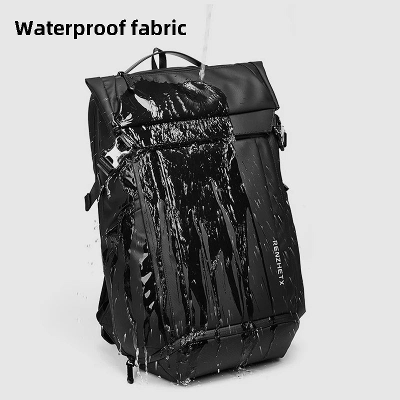 Men's Backpack Business 15.6 Inch Laptop Backpack Fashion Mochila Luxury Waterproof School Backpacks Aesthetic Travel Bag Male