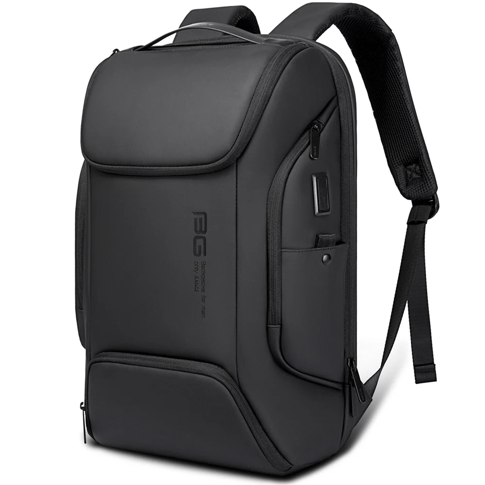 Men's Backpack Business 15.6 in Laptop Backpack Fashion Mochila Luxury Waterproof School Backpacks Aesthetic USB Travel Bag Male