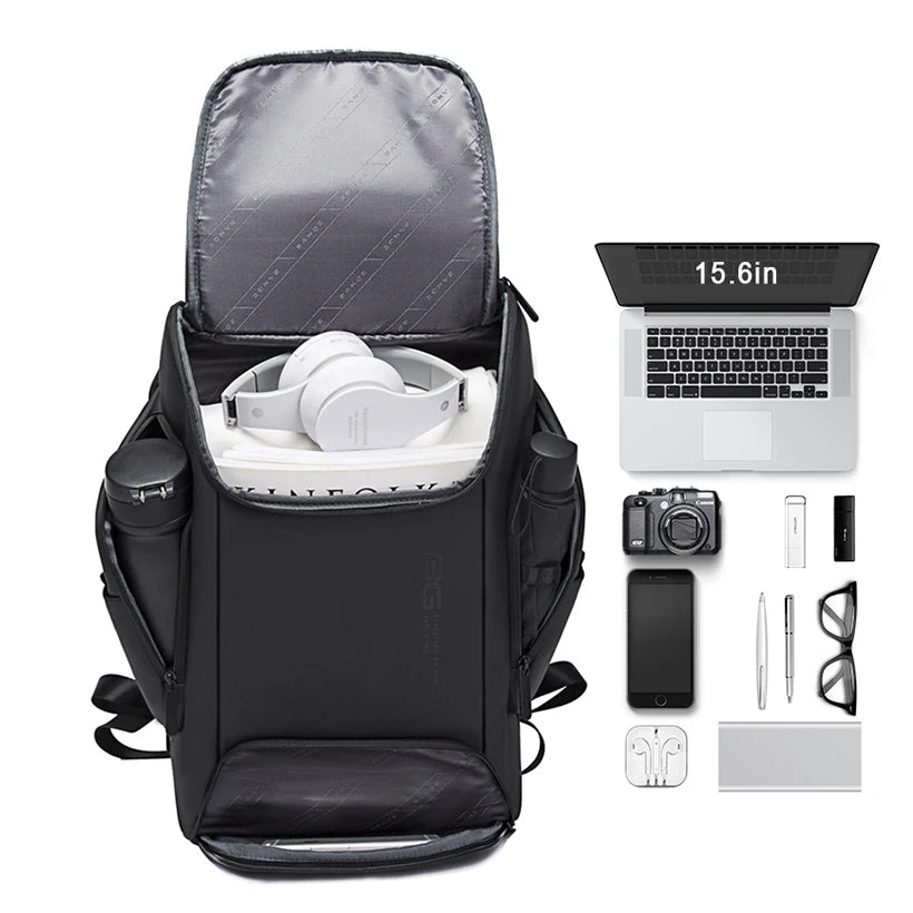 Men's Backpack Business 15.6 in Laptop Backpack Fashion Mochila Luxury Waterproof School Backpacks Aesthetic USB Travel Bag Male