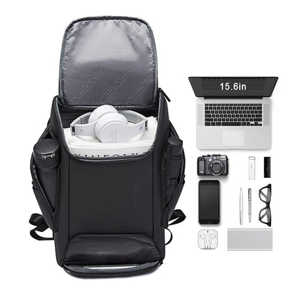Men's Backpack Business 15.6 in Laptop Backpack Fashion Mochila Luxury Waterproof School Backpacks Aesthetic USB Travel Bag Male
