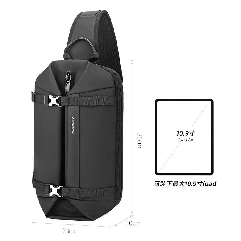 Men's Backpack High-quality Large Capacity Chest Bag Men's New Crossbody Bag Fashion Waterproof Outdoor Shoulder Bag Men's Bag