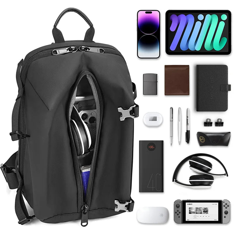Men's Backpack High-quality Large Capacity Chest Bag Men's New Crossbody Bag Fashion Waterproof Outdoor Shoulder Bag Men's Bag