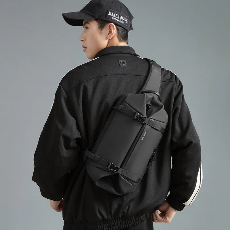 Men's Backpack High-quality Large Capacity Chest Bag Men's New Crossbody Bag Fashion Waterproof Outdoor Shoulder Bag Men's Bag