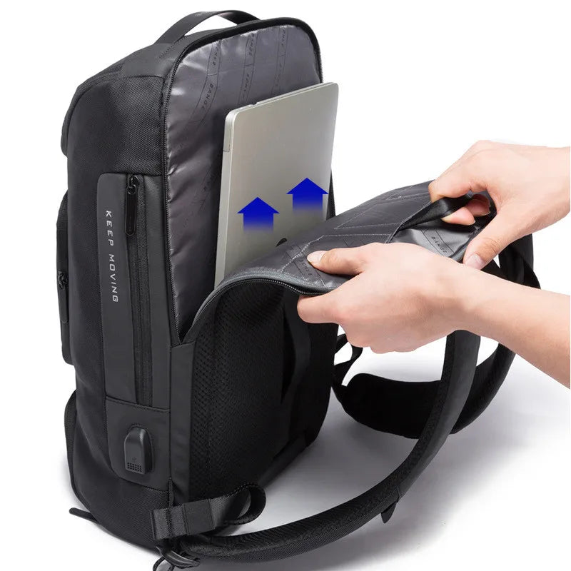 Men's Backpack Laptop15.6" Travel Backpack Male  Scalable Large Capacity Fashion Women Backpack Man Luxury Luggage Tote Bags