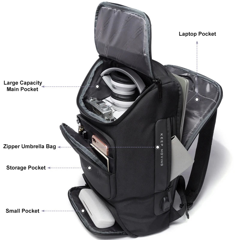 Men's Backpack Laptop15.6" Travel Backpack Male  Scalable Large Capacity Fashion Women Backpack Man Luxury Luggage Tote Bags