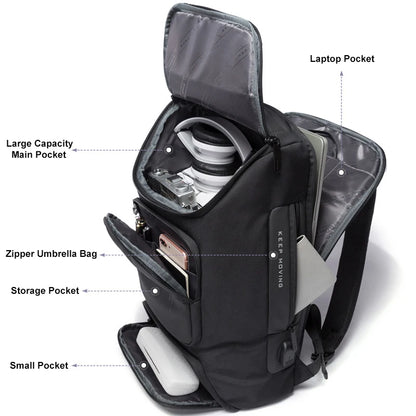 Men's Backpack Laptop15.6" Travel Backpack Male  Scalable Large Capacity Fashion Women Backpack Man Luxury Luggage Tote Bags