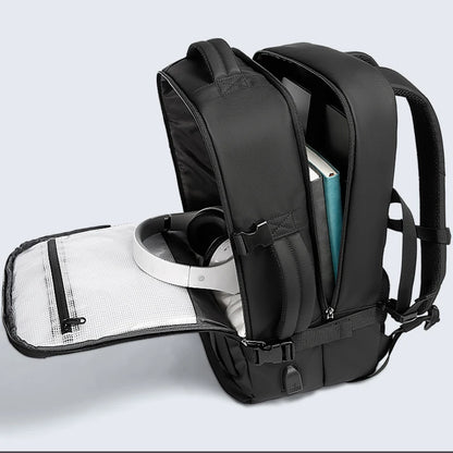 Men's Backpack Travel Business Large Capacity Man Backpacks School Expandable Bag 15.6 Laptop Backpack Male Waterproof BANGE