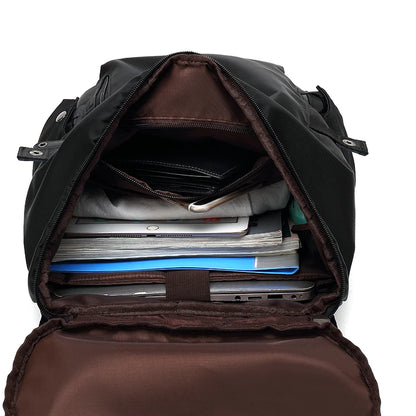 Men's Backpack USB Charge College Student 15.6 inch Laptop Notebook Schoolbag Simple Large-Capacity Travel Male Mochila Brand