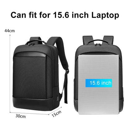 Men‘s Backpack Waterproof Business Travel Anti Theft Bags For 15.6 Inch Laptop Male