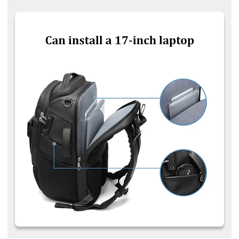 Men's Backpack Work Professional SLR Camera Bags for Canon Nikon Sony Fuji Waterproof Durable Large Capacity Travel Backpacks