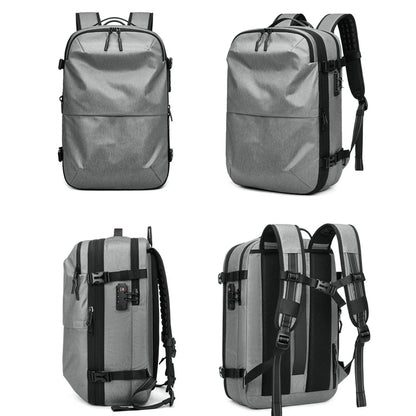 Men's Backpacks Airback Vacuum Travel Business Multifunction High Capacity Expandable Waterproof Fashion Backpack Anti Theft Bag