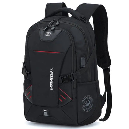 Men's Backpacks Anti-Theft Waterproof Multifunctional 17-Inch Laptop Bag with USB Charging for Business Travel Students