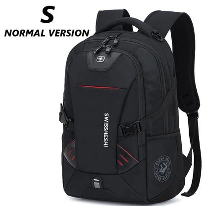 Men's Backpacks Anti-Theft Waterproof Multifunctional 17-Inch Laptop Bag with USB Charging for Business Travel Students
