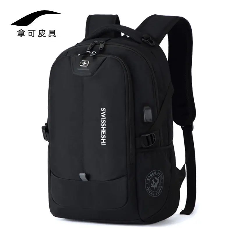 Men's Backpacks Anti-Theft Waterproof Multifunctional 17-Inch Laptop Bag with USB Charging for Business Travel Students