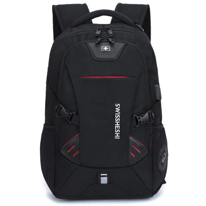 Men's Backpacks Anti-Theft Waterproof Multifunctional 17-Inch Laptop Bag with USB Charging for Business Travel Students