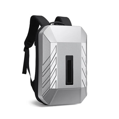 Men's Bag Business Backpack Men's PC Hard Shell Computer Bag LED Screen Men's Backpack 15.6 Inch Laptop Bag Password Anti-theft