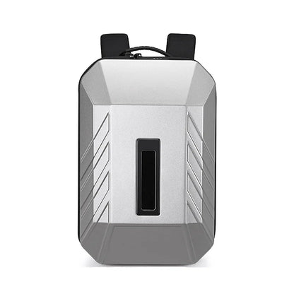Men's Bag Business Backpack Men's PC Hard Shell Computer Bag LED Screen Men's Backpack 15.6 Inch Laptop Bag Password Anti-theft