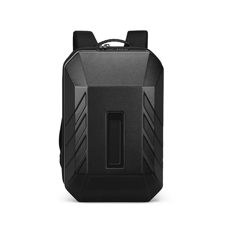 Men's Bag Business Backpack Men's PC Hard Shell Computer Bag LED Screen Men's Backpack 15.6 Inch Laptop Bag Password Anti-theft