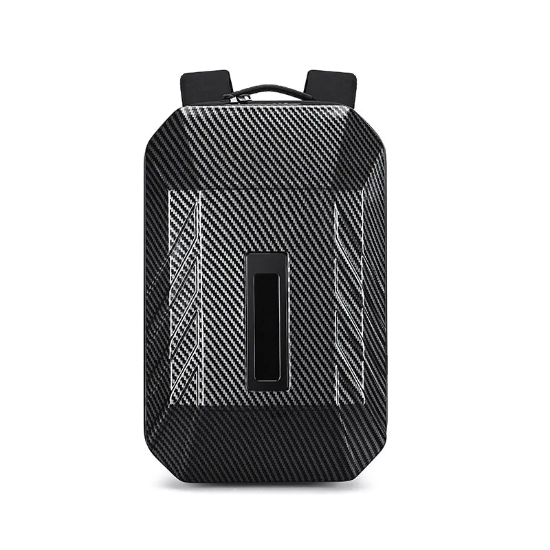 Men's Bag Business Backpack Men's PC Hard Shell Computer Bag LED Screen Men's Backpack 15.6 Inch Laptop Bag Password Anti-theft
