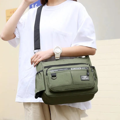 Men's Bag Shoulder Bag For Man Messenger Bags Male Retro Waterproof Oxford Handbag  Male Shopping Crossbody Bag