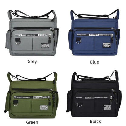 Men's Bag Shoulder Bag For Man Messenger Bags Male Retro Waterproof Oxford Handbag  Male Shopping Crossbody Bag