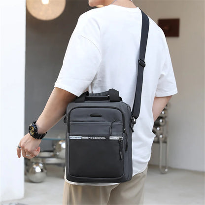 Men's Bags Light Oxford Shoulder Bag Casual Crossbody Bags Waterproof Business Top-handle bag for men
