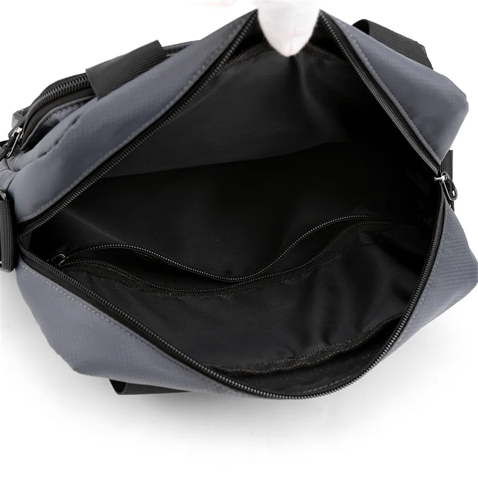 Men's Bags Light Oxford Shoulder Bag Casual Crossbody Bags Waterproof Business Top-handle bag for men