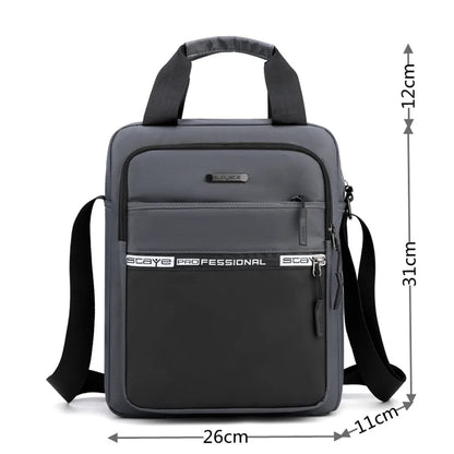 Men's Bags Light Oxford Shoulder Bag Casual Crossbody Bags Waterproof Business Top-handle bag for men