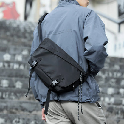 Men's Bags Short Trip Chest Bag Pack For 11' IPad Casual Crossbody Bags Waterproof Men Purse Oxford Business ShoulderBags