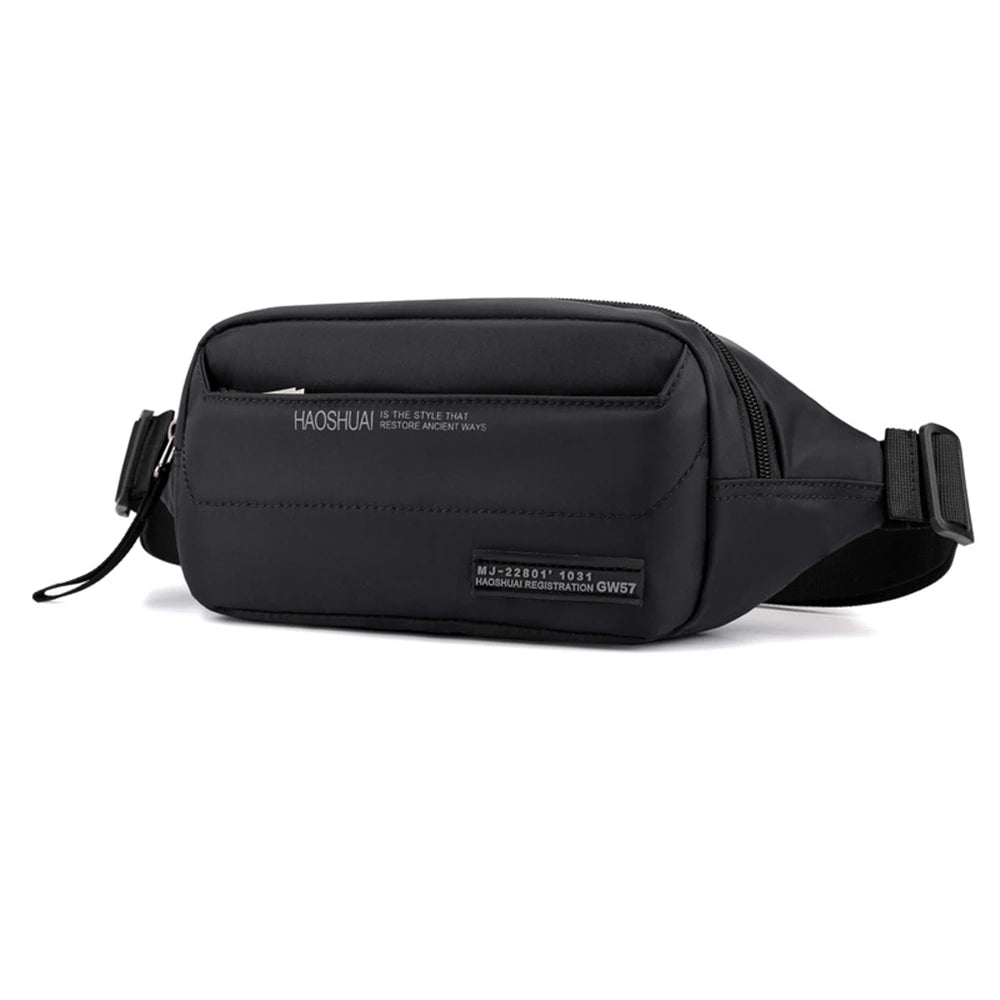 Men's Belt Bag Casual Functional Money Phone Male Banana Climbing Hiking Cycling Waist Pack Women's Canvas Fanny Pouch