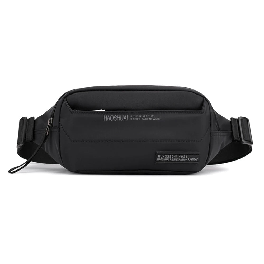Men's Belt Bag Casual Functional Money Phone Male Banana Climbing Hiking Cycling Waist Pack Women's Canvas Fanny Pouch