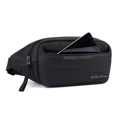 Men's Belt Bag Casual Functional Money Phone Male Banana Climbing Hiking Cycling Waist Pack Women's Canvas Fanny Pouch