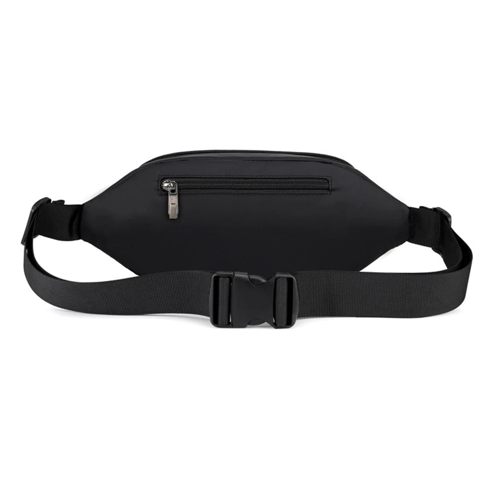 Men's Belt Bag Casual Functional Money Phone Male Banana Climbing Hiking Cycling Waist Pack Women's Canvas Fanny Pouch