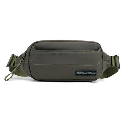 Men's Belt Bag Casual Functional Money Phone Male Banana Climbing Hiking Cycling Waist Pack Women's Canvas Fanny Pouch