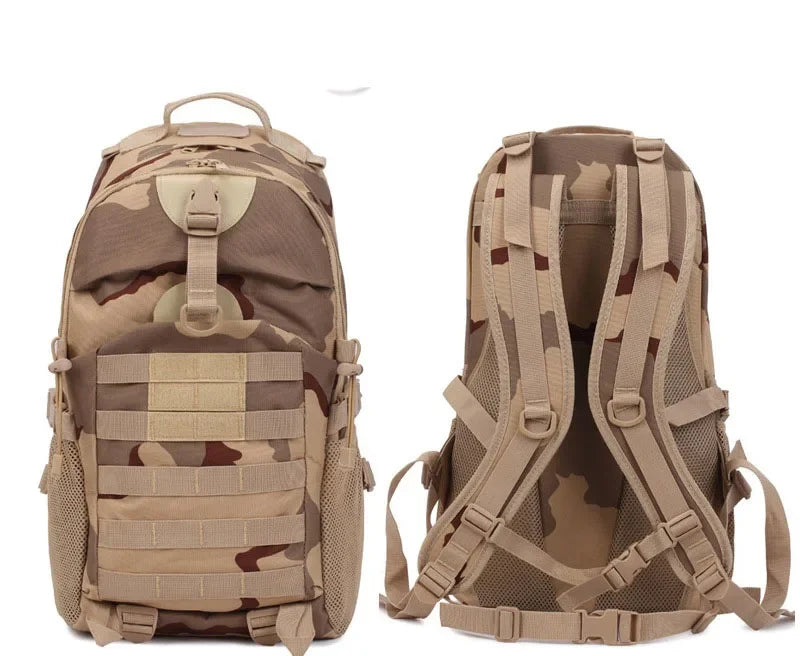 Men's Camping Shoulder Bag Travel Camouflage Sports Outdoor Mountaineering Hiking Bag Tactical Backpack
