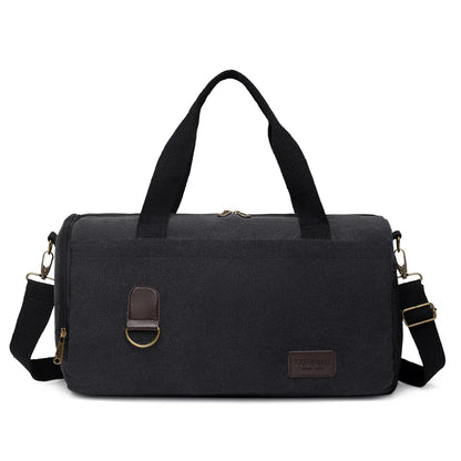 Men's Canvas Fashion Handbags High Quality Top-handle Casual Crossbody Bag Multi-function Man Large-capacity Travel Shoulder Bag